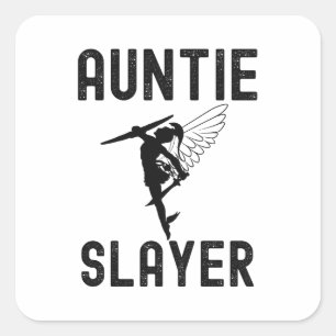 Tante Slayer, meine Tante Rocks Square Sticker