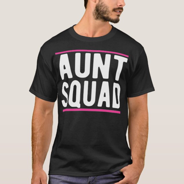 Tante Squad Funny Niedlich Tante Die besten Freund T-Shirt (Vorderseite)