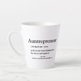 Tante Tante Fun Best Tante je Definition Geschenk Milchtasse