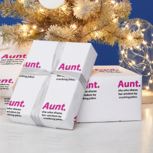 Tante-Tante Geschenkpapier