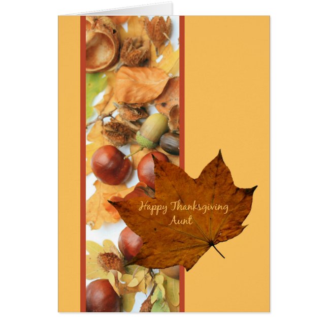 Tante Thanksgivingcard (Vorne)