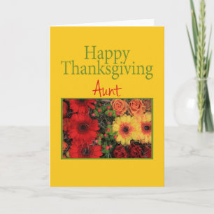 Tante Thanksgivingcard Feiertagskarte