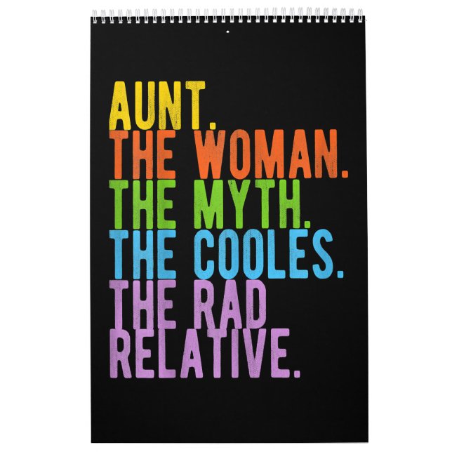 Tante the women The Myth - das Coolste Geschenk Kalender (Titelbild)
