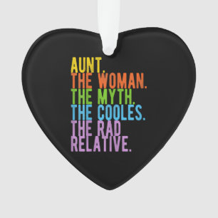 Tante the women The Myth - das Coolste Geschenk Ornament