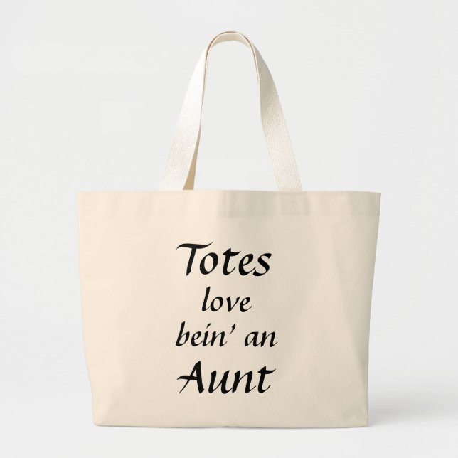 Tante Tote Bag Jumbo Stoffbeutel (Vorne)