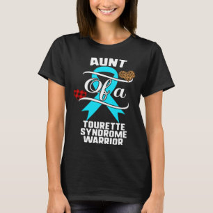 Tante Tourette Syndrome Awareness Leopard Buffalo T-Shirt