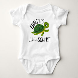 Tante Turtle Baby, Schwangerschaft offenbart Baby Strampler