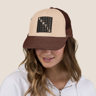 Tante-Typografie-Geschenk Truckerkappe
