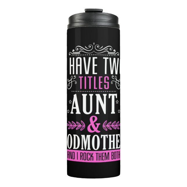Tante und Mutter Thermosbecher (Vorderseite)