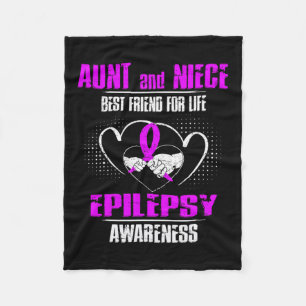 Tante und Nichte bester Freund des Lebens Epilepsy Fleecedecke