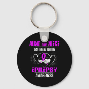 Tante und Nichte bester Freund des Lebens Epilepsy Schlüsselanhänger