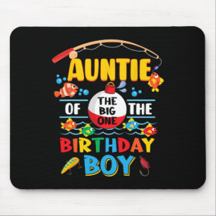 Tante vom großen Fang 1. Geburtstag Ofishal Mousepad