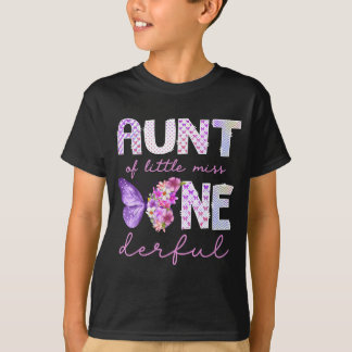 Tante von Little Miss Onederful Schmetterling 1. T-Shirt