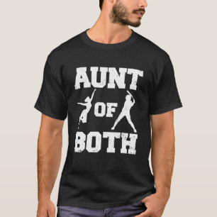 Tante von sowohl Tanz als auch Baseball Lustiger T T-Shirt