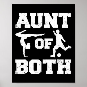 Tante von sowohl Turnen als auch Fußball Turnerin  Poster