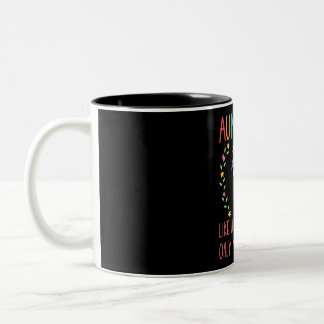 Tante wie eine normale Tante nur Phantastischer Zweifarbige Tasse