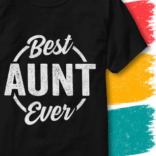 Tante-Zitat der Superlative Vintage-Grafik Lustige T-Shirt