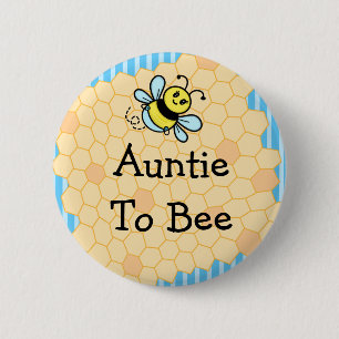 Tante zu Biene, Babydusche Button
