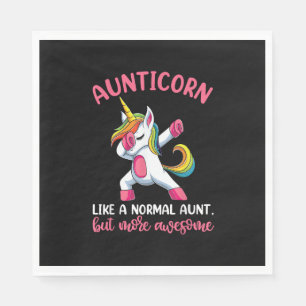 Tantehorn Tante Einhorn Shirts, Lustige Einhorn Ge Serviette