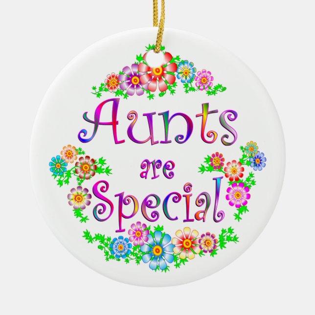 TANTEN sind speziell Keramik Ornament (Vorne)