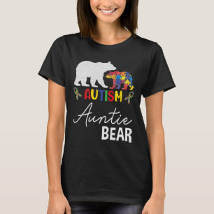 Tantentasche Bärenautismus Sensibilisierungskampag T-Shirt