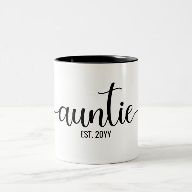 Tantentest | Festgestellte Menge | Tante zu Gesche Zweifarbige Tasse (Mittel)