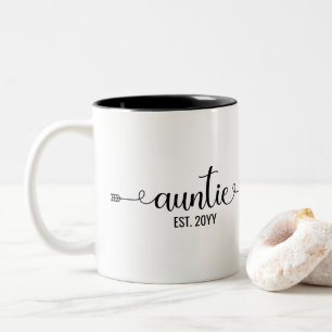 Tantentest   Tante zu Geschenken   Festgelegte Tru Zweifarbige Tasse