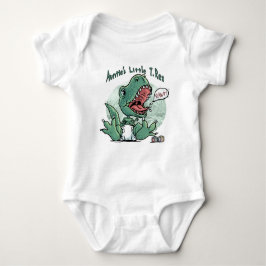 Tante's Little T. Rex von Mudge Studios Baby Strampler