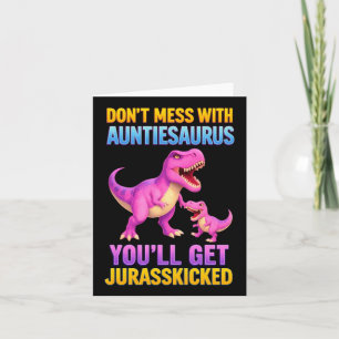 Tantesaurus Muttertag Tante Auntiesaurus Rex Dino Karte