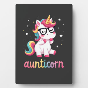 Tantigor Tante Dabbing-Einhorn-Tante Tante Christ Fotoplatte