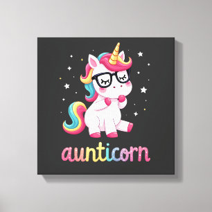 Tantigor Tante Dabbing Einhorn Tante Tante Christ Leinwanddruck