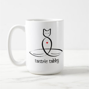 Tantric Tabby - Sanskrit Arttext Tasse