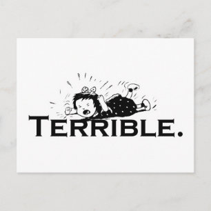 Tantrum Retro Girl Postkarte