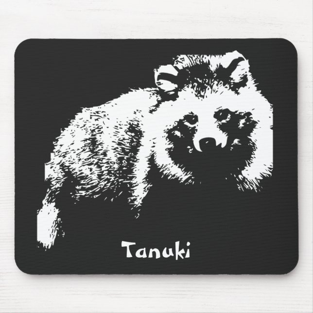 Tanuki Mausunterlage Mousepad (Vorne)