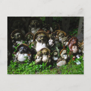 Tanuki Postkarte