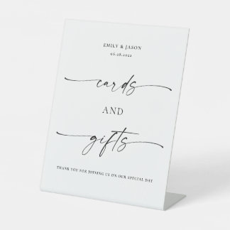 TANYA | Karten und Geschenke Pedestelle für Hochze Sockelschild