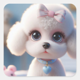 Tanya Quadratischer Aufkleber