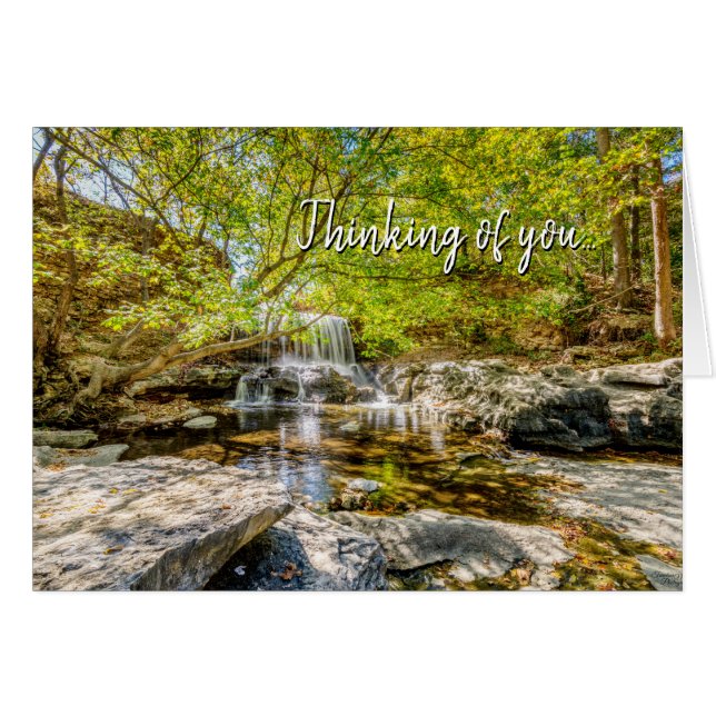 Tanyard Creek Wasserfall im Herbst (Vorderseite (Horizontal))
