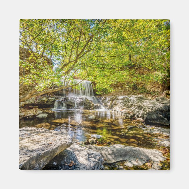 Tanyard Creek Wasserfall im Herbst Magnet (Vorne)