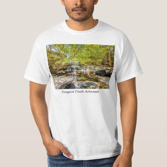 Tanyard Creek Wasserfall im Herbst T - Shirt (Vorderseite)