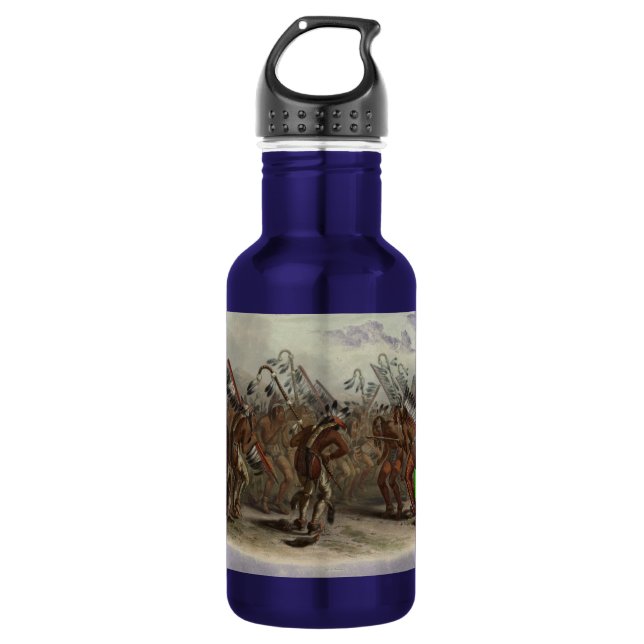 "Tanz 0f der MANDANS" Trinkflasche (Vorderseite)