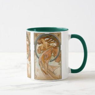Tanz (1898), Alphonse Mucha Jugendstil Tasse