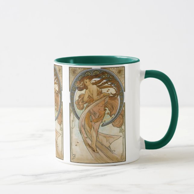 Tanz (1898), Alphonse Mucha Jugendstil Tasse (Rechts)