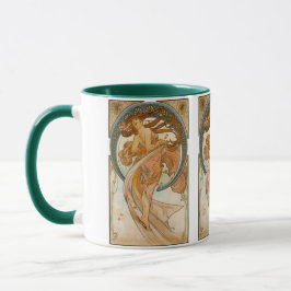 Tanz (1898), Alphonse Mucha Jugendstil Tasse