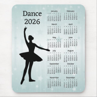 Tanz 2026 Kalender Mousepad