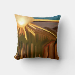 Tanz Abstrakte Kunst des Kacti Kissen