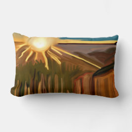 Tanz Abstrakte Kunst des Kacti Lendenkissen