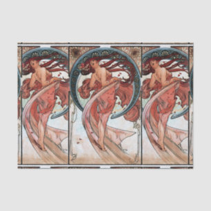 Tanz Alfons Muchas 1898 Seidenpapier