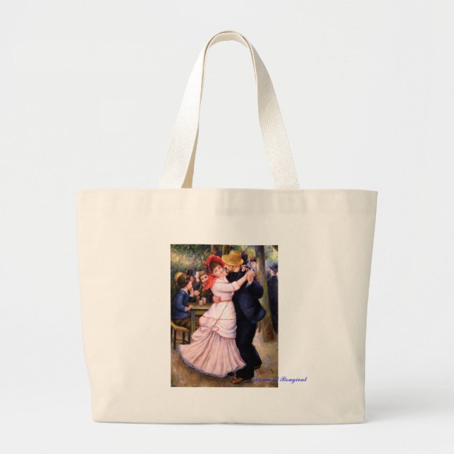 Tanz an Bougival Handtasche Jumbo Stoffbeutel (Vorne)