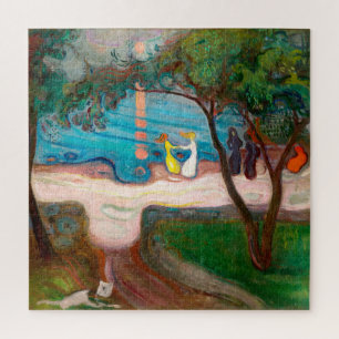 Tanz an einem Ufer Edvard Munch Puzzle